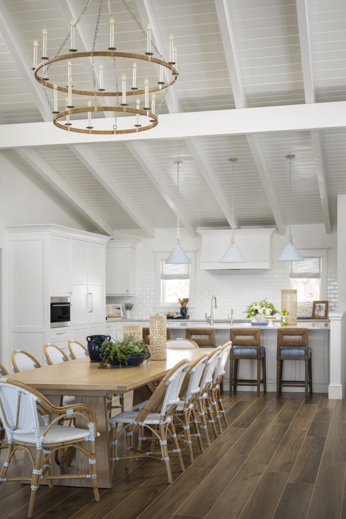 The guest quarters project by brooks design studio dining