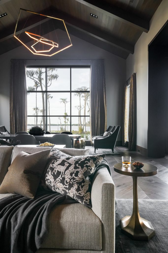 Solera Isle project by brooks design studio game room