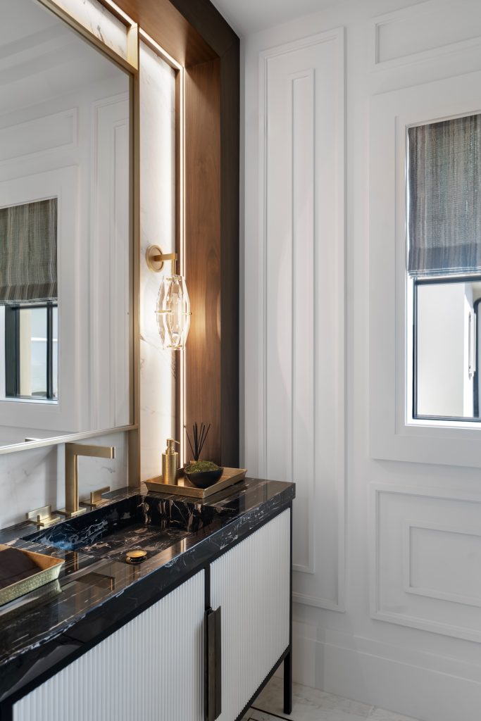 Solera Isle project by brooks design studio formal powder bath