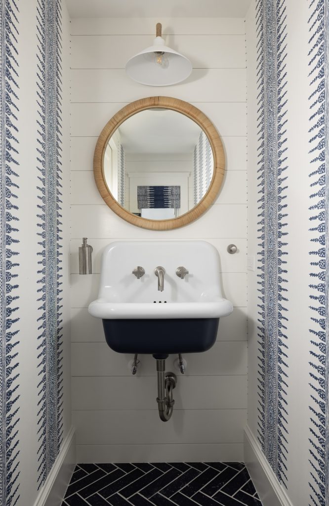 The guest quarters project by brooks design studio powder bath