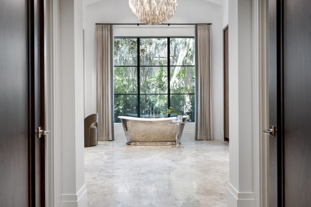 Solera Isle project by brooks design studio primary bath