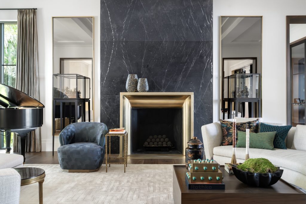 Solera Isle project by brooks design studio formal living