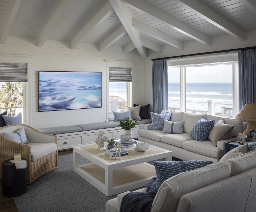 The guest quarters project by brooks design studio family room
